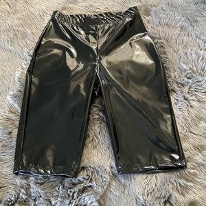 Latex bike shorts